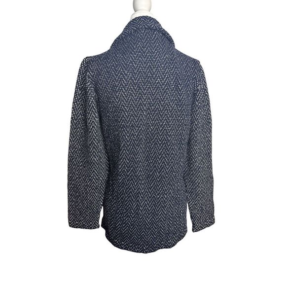 Massimo Dutti Knit Wool Blend Collared Blazer Sweater Jacket‎ Size Small Women's - Picture 2 of 10